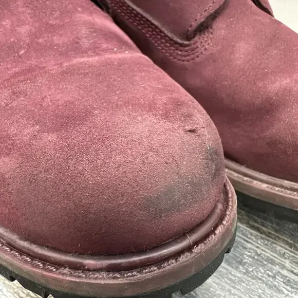 Timberland Women's Ankle Boots in Deep Red - Picture 6 of 16